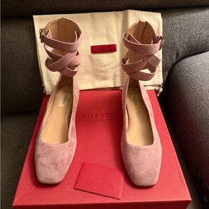 Valentino Garavani ankle wrap ballet flats